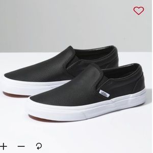 Vans Perf Leather Slip-Ons
